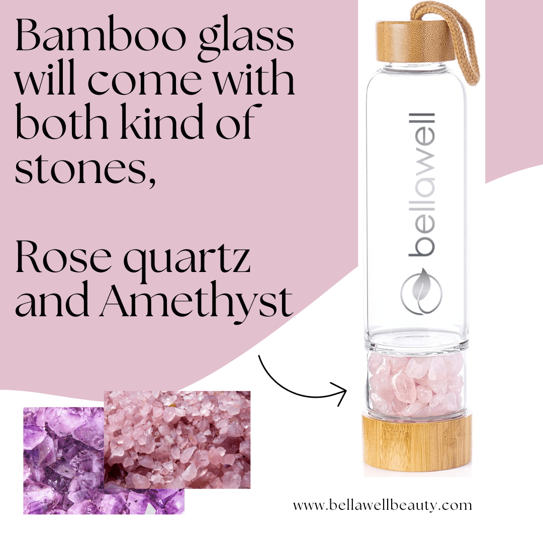 Crystal Elixir Infused Gem Water Bottle - Bellawell Health