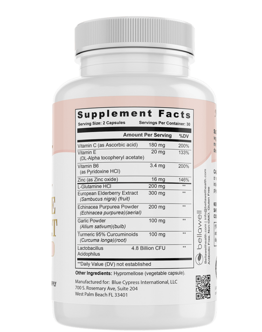 Emergency Immune Support – Daily Wellness with Probiotics by Bellawell - Bellawell Health