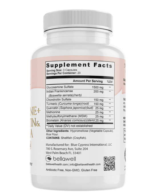 Glucosamine Sulfate - Healthy Joints by Bellawell - Bellawell Health