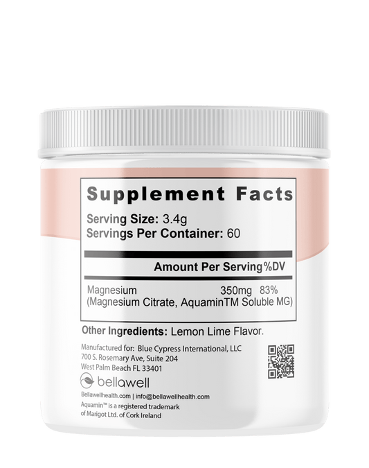 Magnesium Powder Blend by Bellawell - Bellawell Health