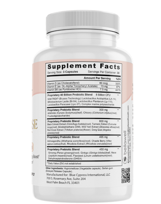 Menopause Support: - A Thoughtful Blend of Ingredients by Bellawell - Bellawell Health