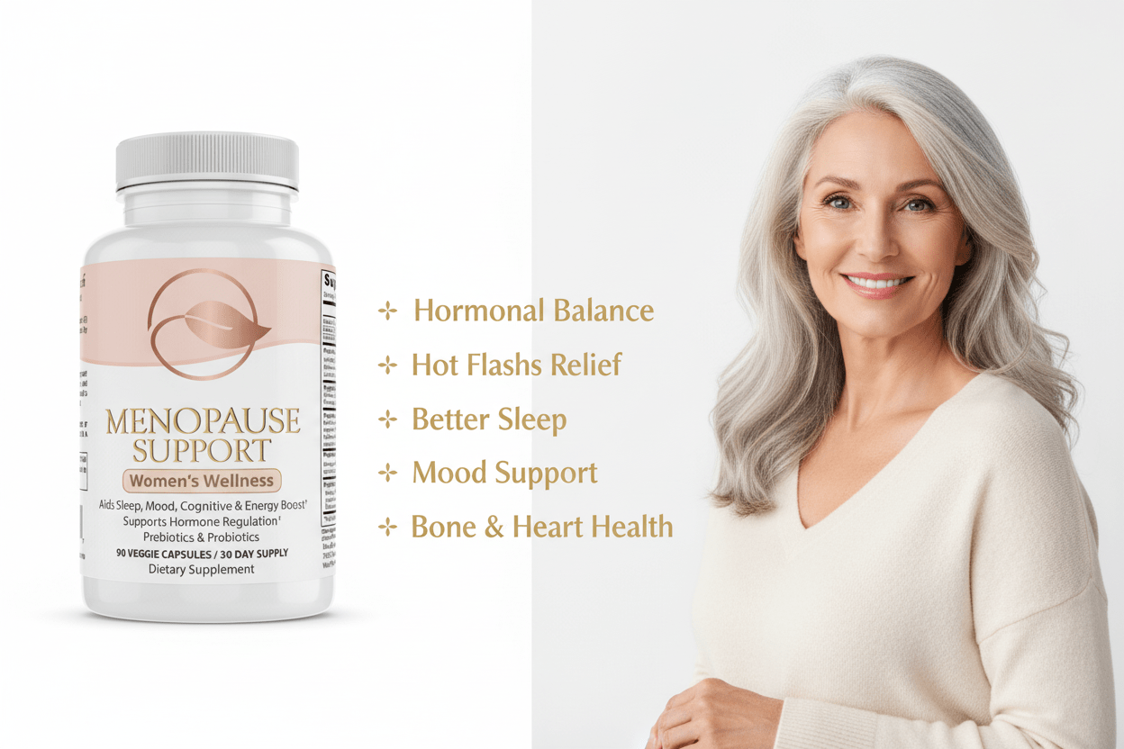 Menopause Support Supplement: Ingredients, Benefits & Science ...