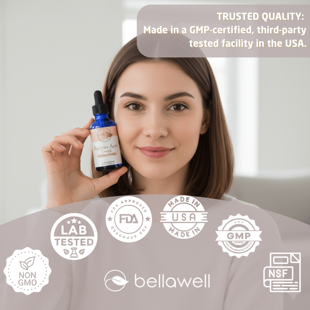 Bellawell Amino-acid Drops – Daily Wellness Support for Women - Bellawell Health