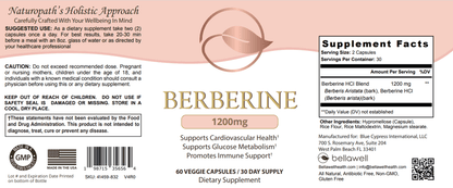 Berberine - Harness the Power of Nature by Bellawell - Bellawell Health