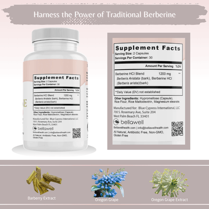 Berberine - Harness the Power of Nature by Bellawell - Bellawell Health