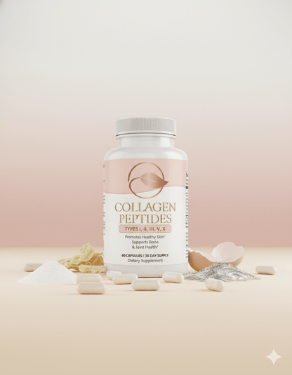 Collagen Peptides Types I, II, III, V, X by Bellawell - Bellawell Health