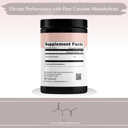 CREATINE Powder - High Energy Compound - Bellawell Health
