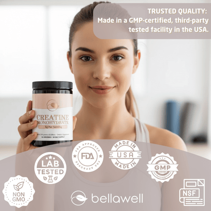 CREATINE Powder - High Energy Compound - Bellawell Health