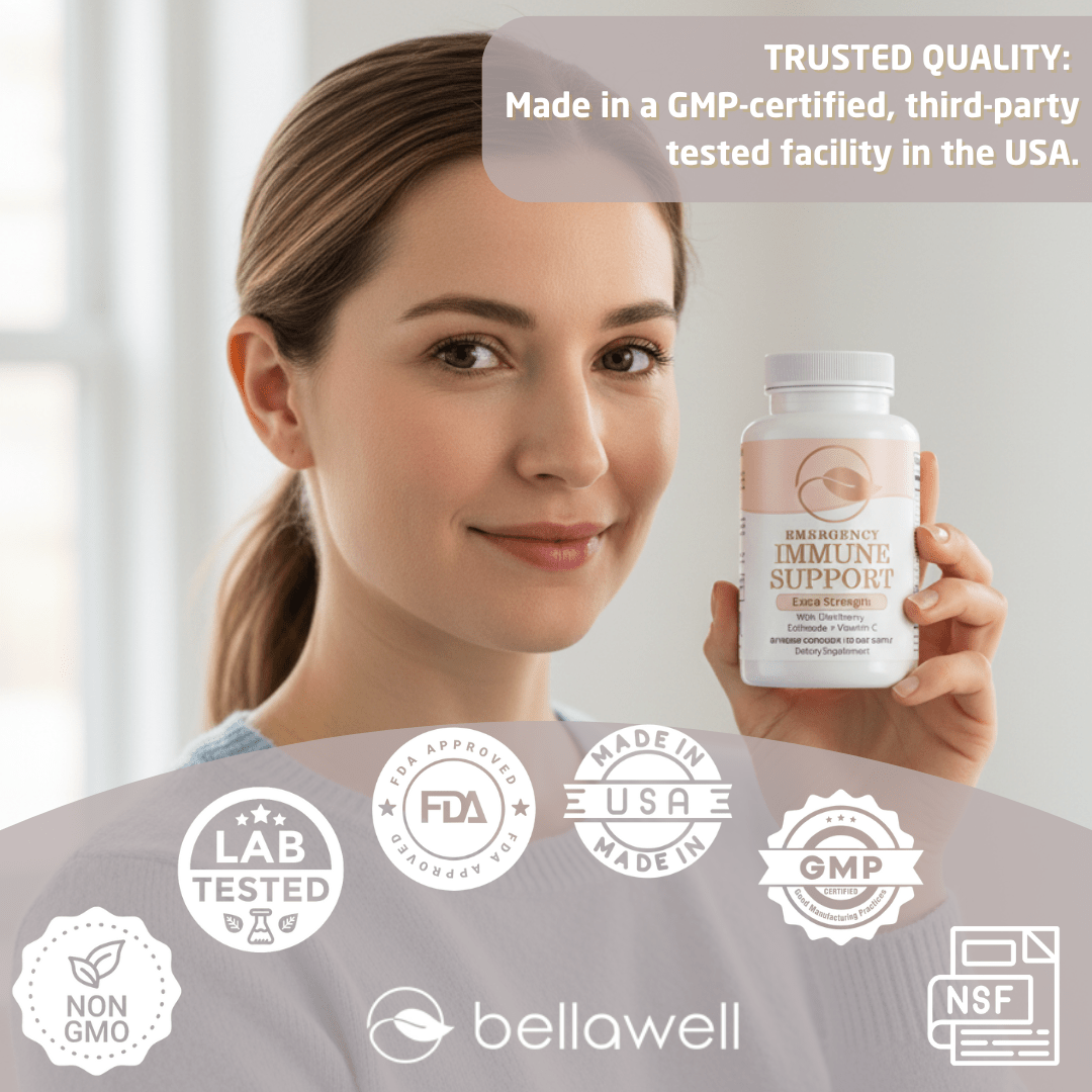 Emergency Immune Support – Daily Wellness with Probiotics by Bellawell - Bellawell Health