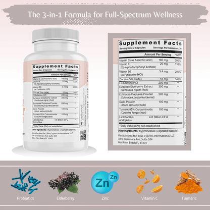 Emergency Immune Support – Daily Wellness with Probiotics by Bellawell - Bellawell Health