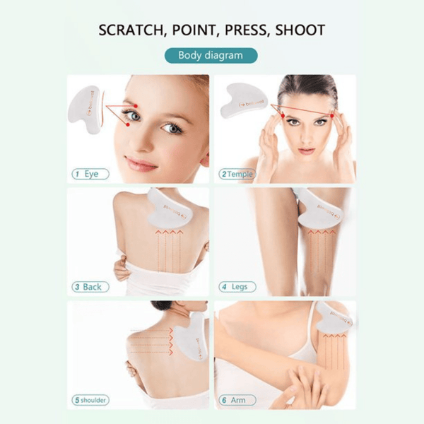 Gua - sha White Jade - Bellawell Health