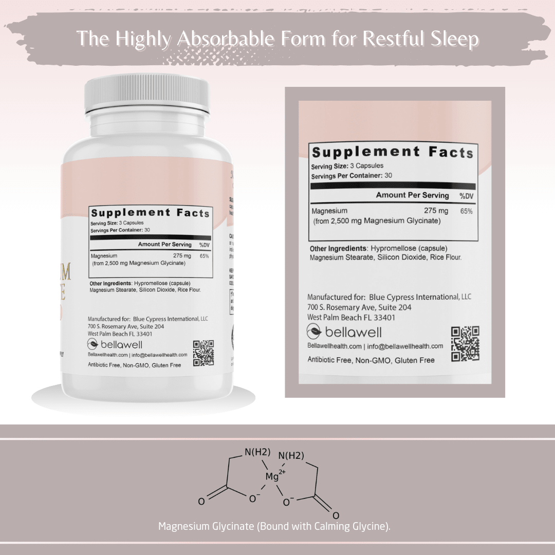 Magnesium Glycinate - Cellular Balance by Bellawell - Bellawell Health