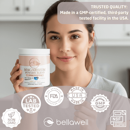 Magnesium Powder Blend by Bellawell - Bellawell Health