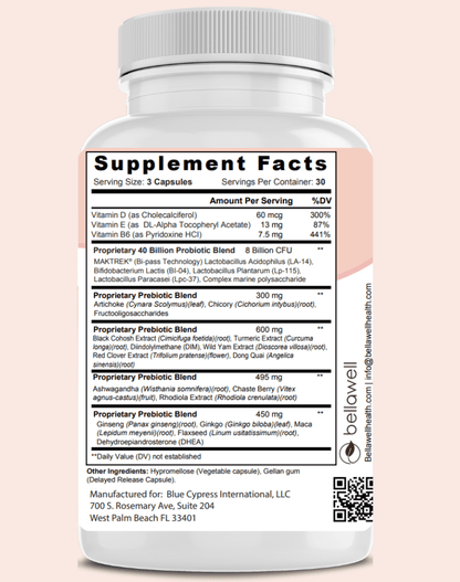 Menopause Support: - A Thoughtful Blend of Ingredients by Bellawell - Bellawell Health