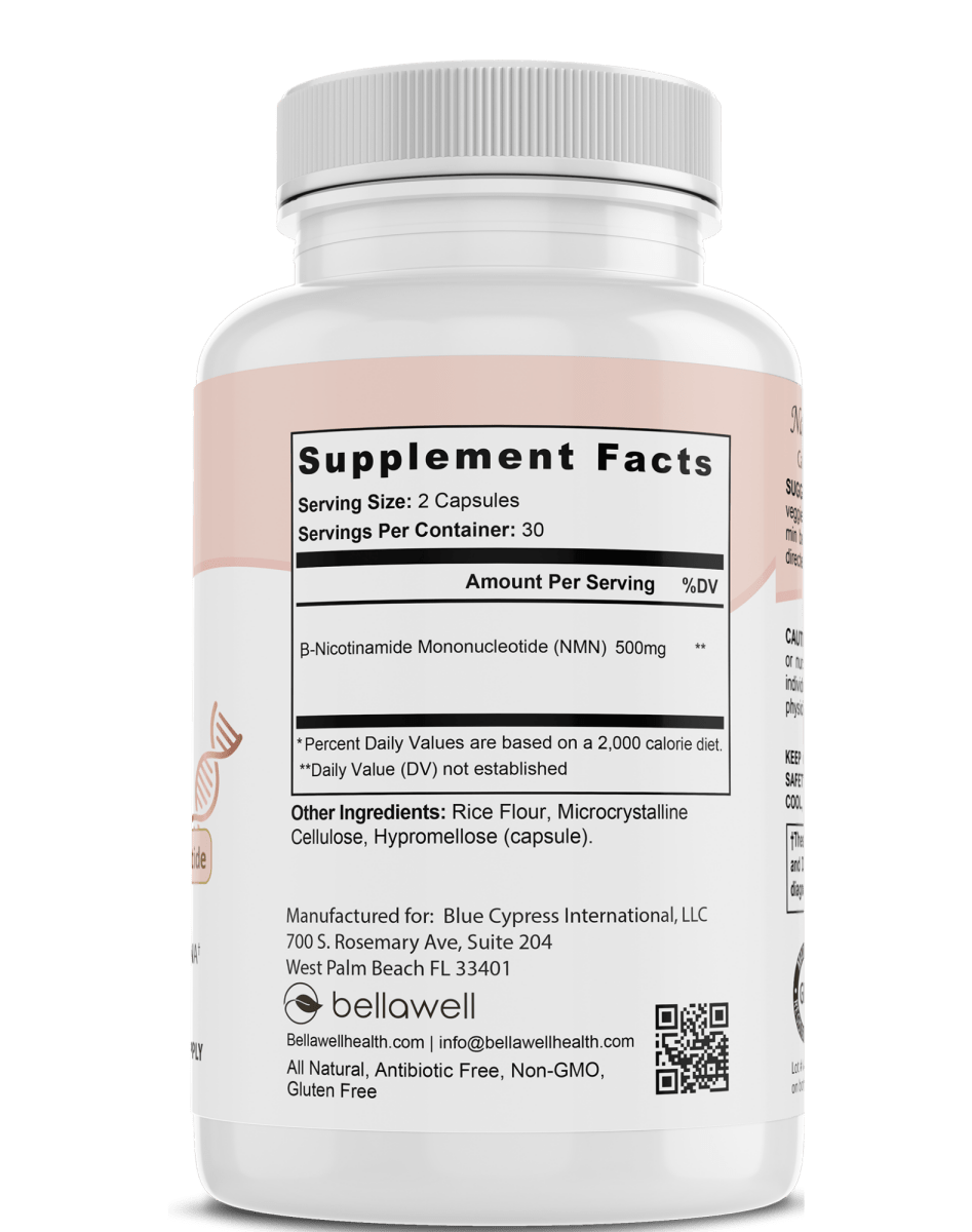NMN 500mg by Bellawell Health - Bellawell Health