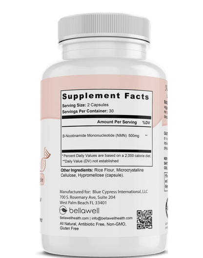 NMN 500mg by Bellawell Health - Bellawell Health