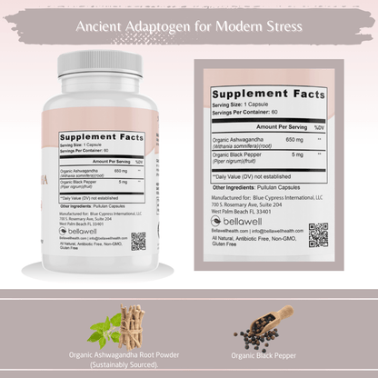 Organic Ashwagandha - An Ancient Treasure by Bellawell - Bellawell Health