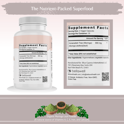 Organic Moringa Superfood by Bellawell - Bellawell Health