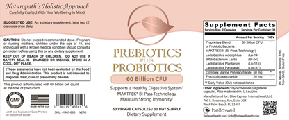 Probiotics 60 Billion by Bellawell - Bellawell Health