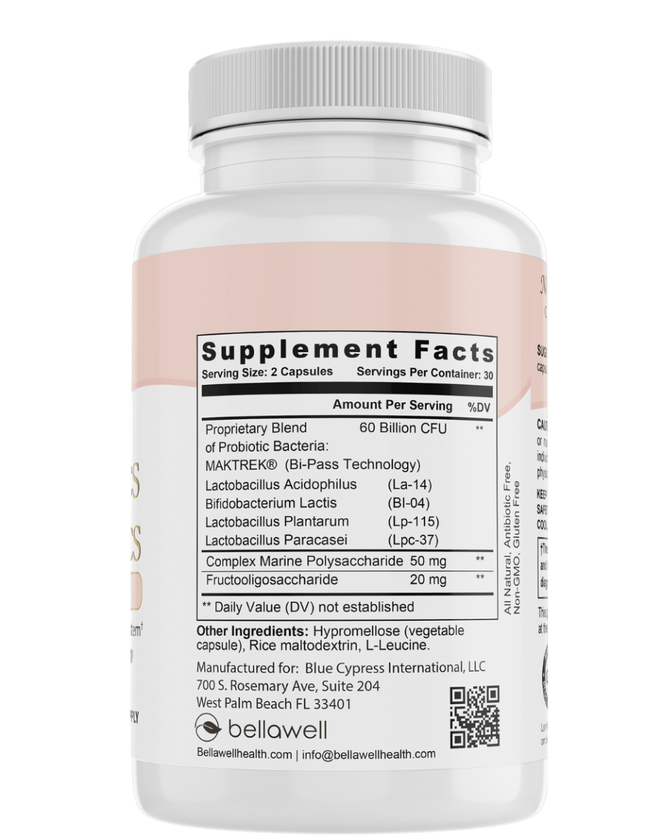 Probiotics 60 Billion by Bellawell - Bellawell Health
