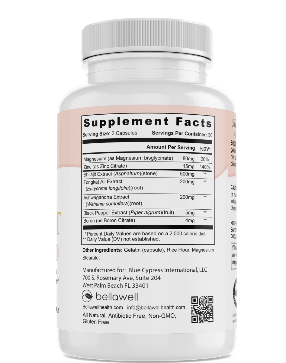 Shilajit - A Unique Blend with Ashwagandha & Tongkat Ali - Bellawell Health