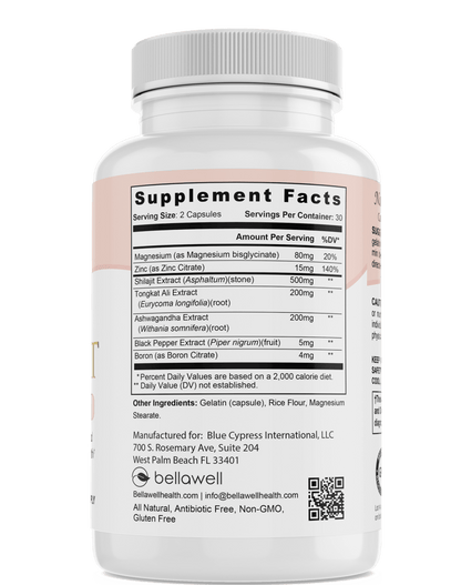 Shilajit - A Unique Blend with Ashwagandha & Tongkat Ali - Bellawell Health