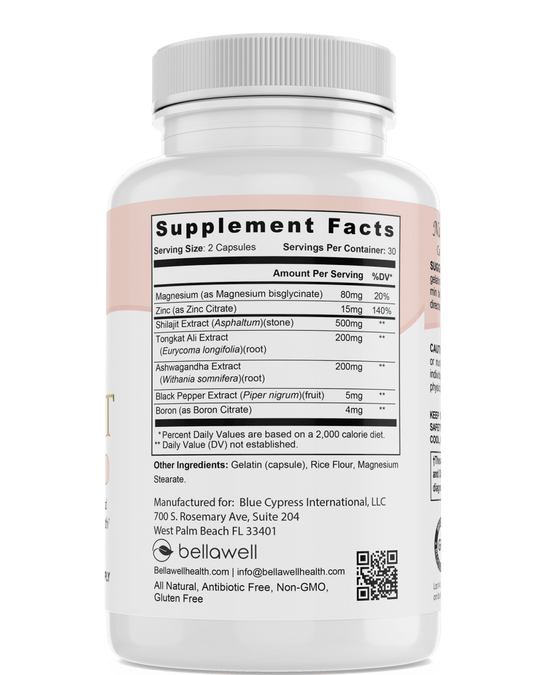 Shilajit - A Unique Blend with Ashwagandha & Tongkat Ali - Bellawell Health