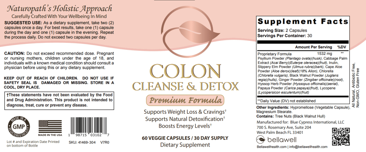 Total Colon Cleanse & Detox by Bellawell - Bellawell Health