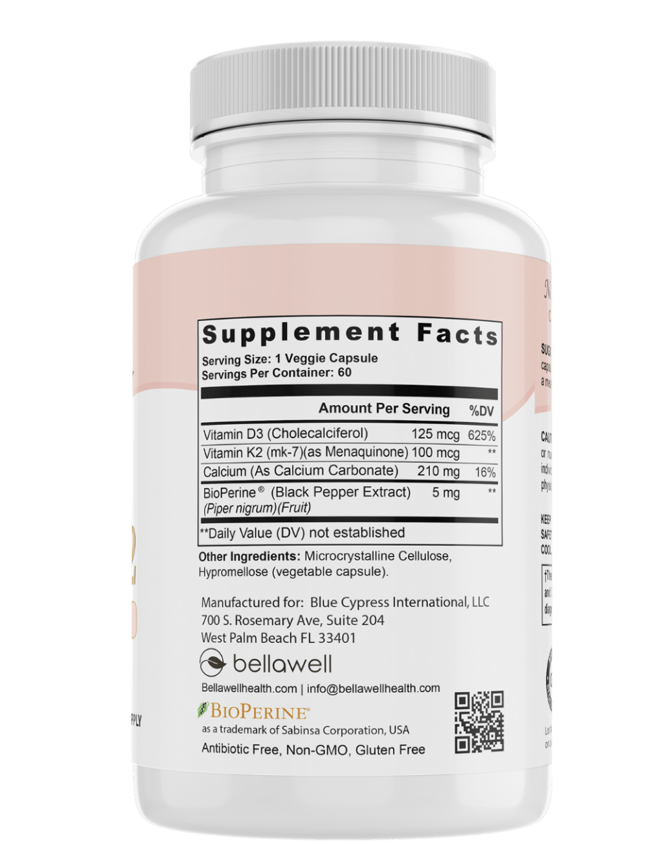 Vitamin D3 & K2 - Sunshine Boost by Bellawell - Bellawell Health
