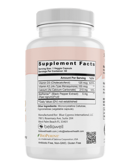 Vitamin D3 & K2 - Sunshine Boost by Bellawell - Bellawell Health