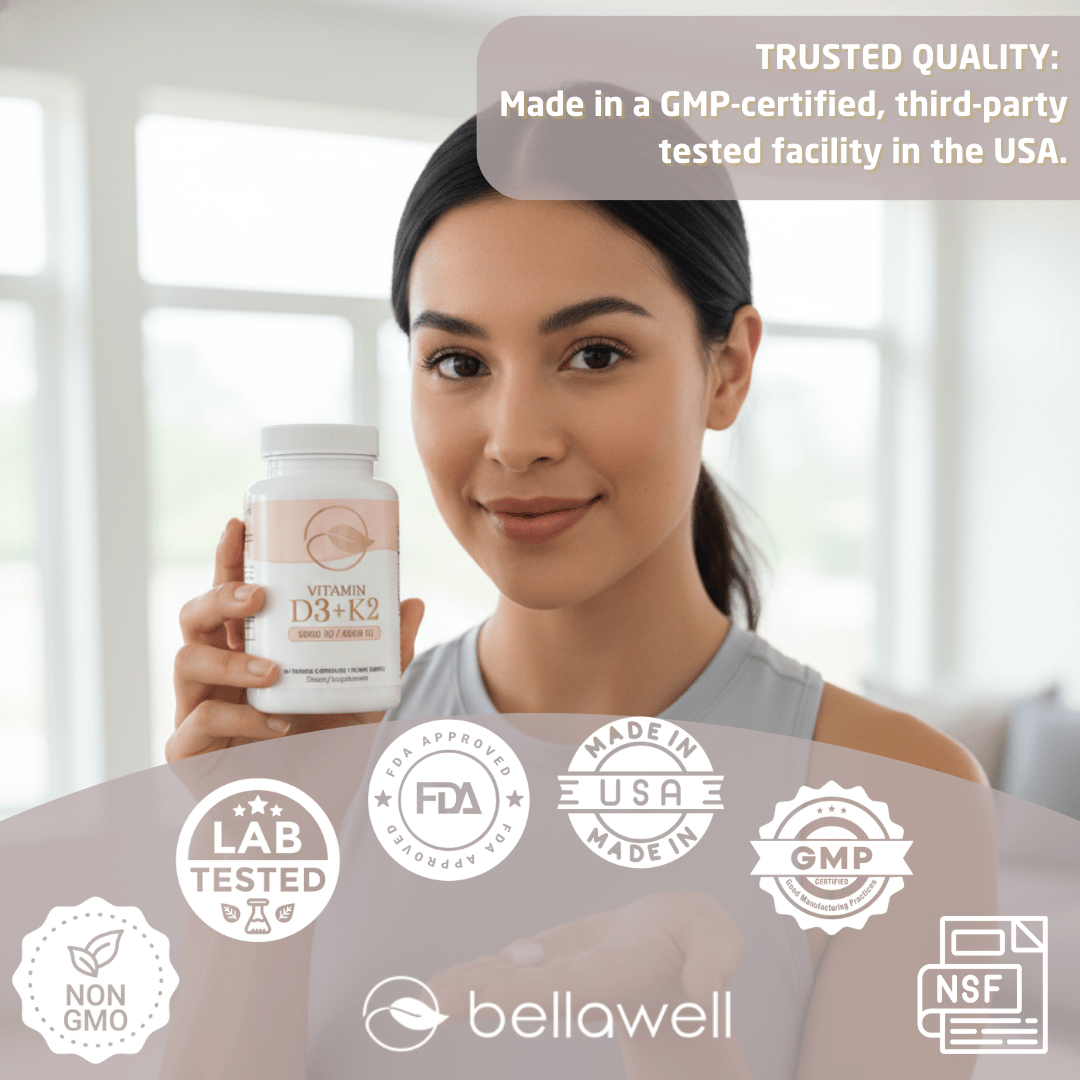 Vitamin D3 & K2 - Sunshine Boost by Bellawell - Bellawell Health