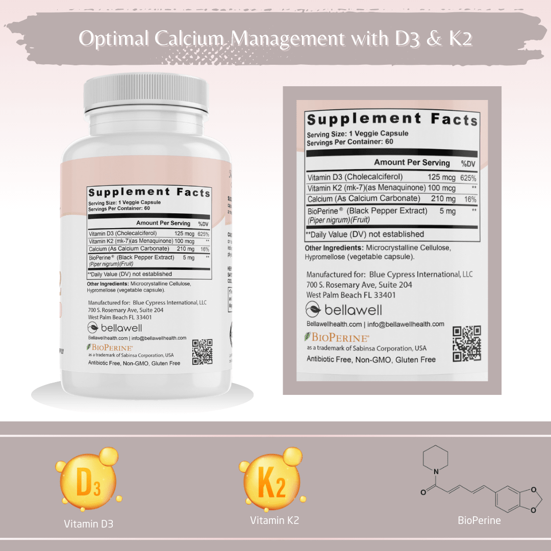 Vitamin D3 & K2 - Sunshine Boost by Bellawell - Bellawell Health