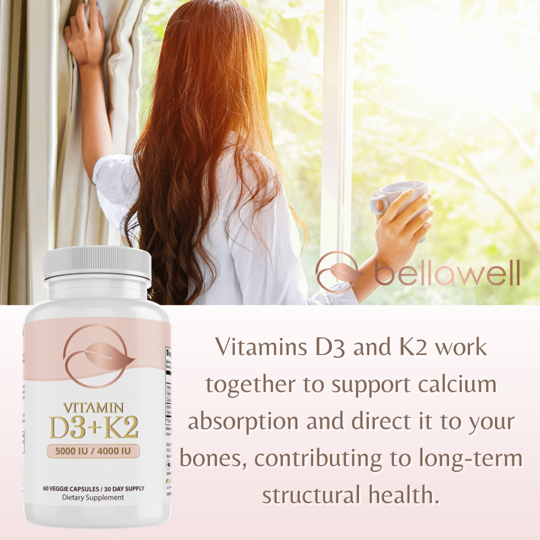 Vitamin D3 & K2 - Sunshine Boost by Bellawell - Bellawell Health