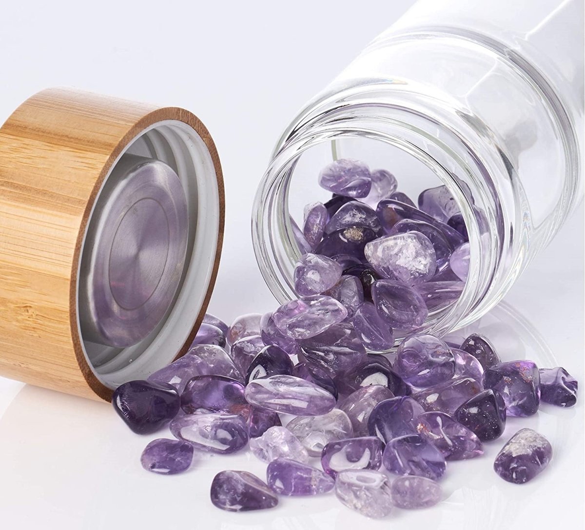 Crystal Elixir Infused Gem Water Bottle - Bellawell Health