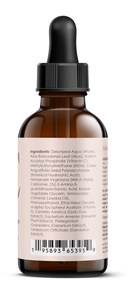 Vitamin C Serum for Face With Hyaluronic Acid, Vitamin E, Aloe Vera, and Jojoba oil 2 fl oz by Bellawell - Bellawell Health